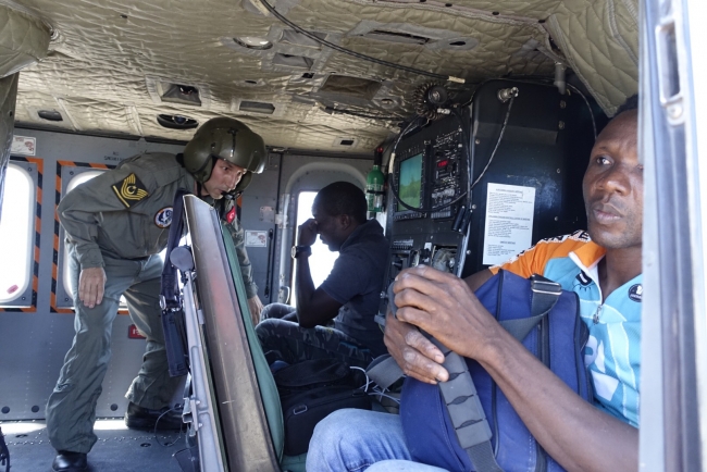 Boğaz Adası'nda mahsur kalan göçmenler kurtarıldı